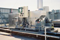 EDGE GC oxidizers, with the patented “Graded-Cell” catalyst are significantly more compact than other conventional VOC abatement systems.  Their light weight and small footprint make them ideal for the crowded rooftops of semiconductor facilities.